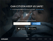 Tablet Screenshot of citizen.com